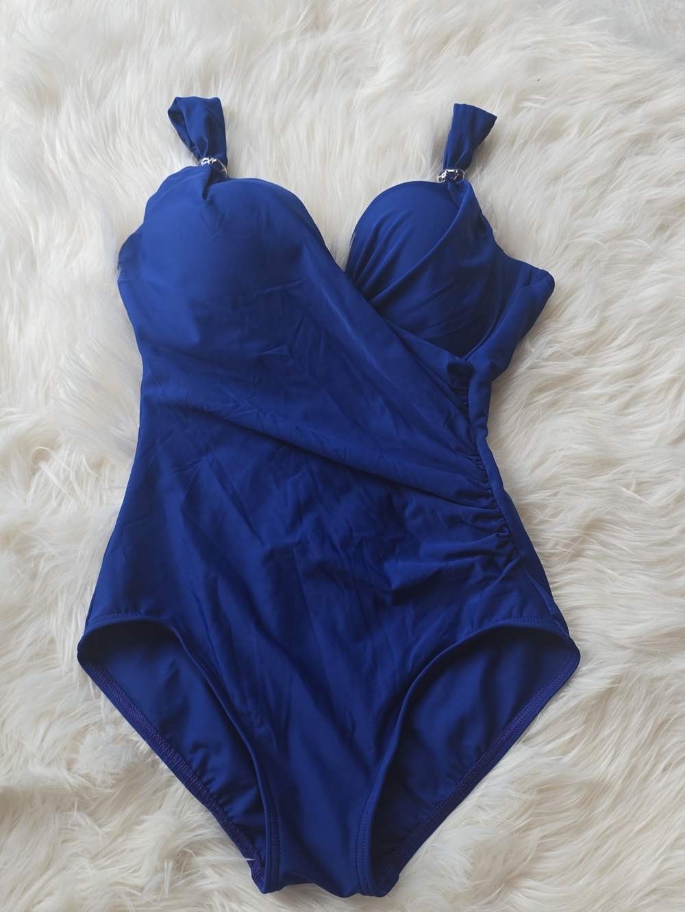 Miraclesuit Razzle Dazzle Siren One Piece Swimsuit Delphine Blue SIZE 8